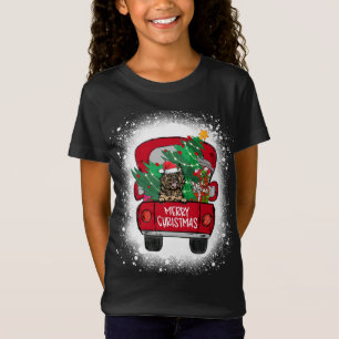Niedlich Cairn Terrier Red Truck Merry Christmas B T-Shirt