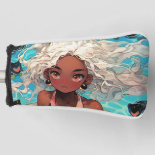 Niedlich Calm Summer Beach Swim Anime Girl Golf Headcover