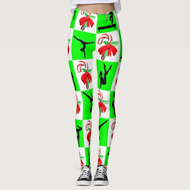 NIEDLICH CANDY CANE GYMNASTICS LEGGINGS (Vorderseite)