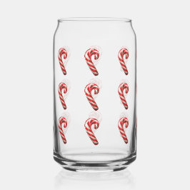 Niedlich Candy Cane Pattern Weihnachten Dosenglas