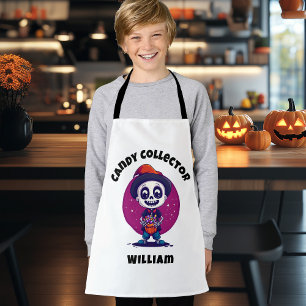 Niedlich Candy Collector Skelettkids Halloween Schürze