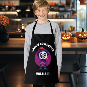 Niedlich Candy Collector Skelettkids Halloween Schürze