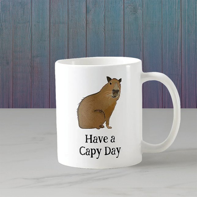 Niedlich Capybara Kaffeetasse (Von Creator hochgeladen)