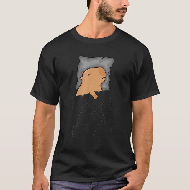 Niedlich Capybara Lover Frauen Kinder Capybara T-Shirt (Vorderseite)