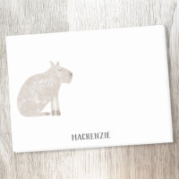 Niedlich Capybara Personalisiert