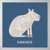 Niedlich Capybara Personalisiert
