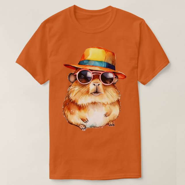Niedlich Capybara T-Shirt (Design vorne)