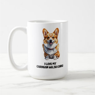 Niedlich Cardigan Welsh Corgi Design Kaffeetasse