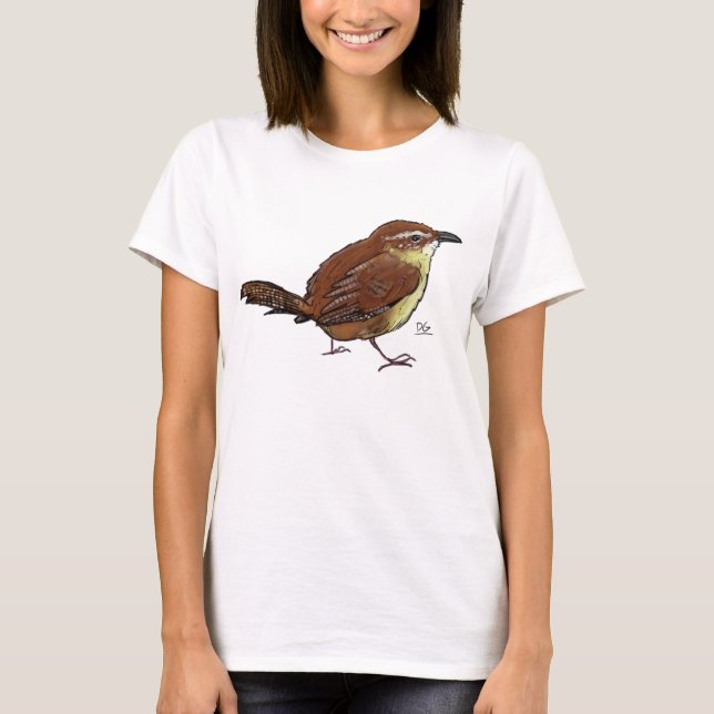 Niedlich Carolina Wren T - Shirt (Vorderseite)