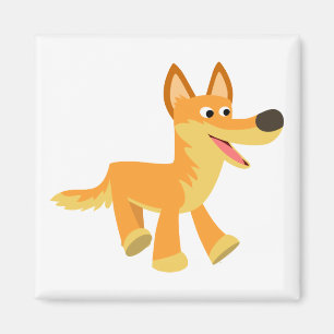 Niedlich Cartoon Dingo Magnet