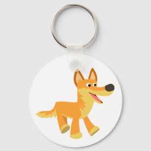 Niedlich Cartoon Dingo Schlüsselanhänger