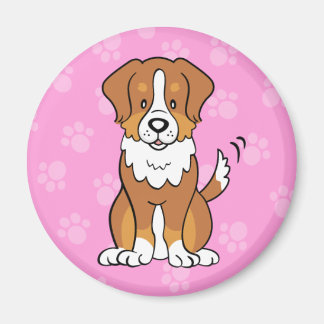 Niedlich Cartoon Dog Australian Shepherd Magnet