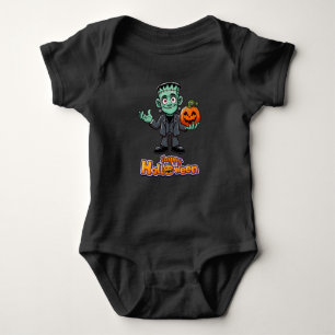 Niedlich, Cartoon Frankensteins Monster Baby Strampler