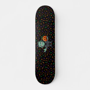 Niedlich, Cartoon Frankensteins Monster Skateboard