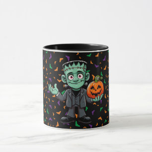 Niedlich, Cartoon Frankensteins Monster Tasse