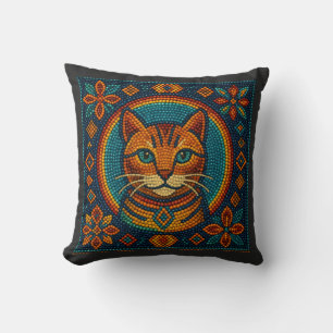 Niedlich Cat Beaded Kitten Kissen