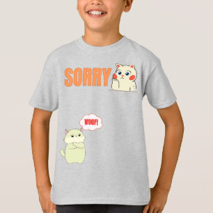 Niedlich Cat Confusion Boy Shirt