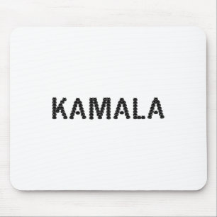 Niedlich Cat Face Kamala Letter Funny Design Mousepad