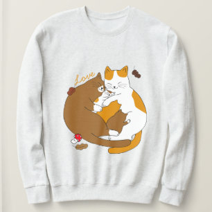 Niedlich Cat Family Sweatshirt