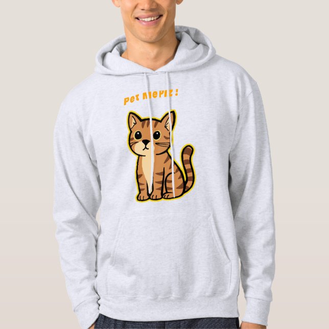 Niedlich Cat Hoodie - Funny Kitten für Katzenliebh (Vorderseite)