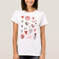 Niedlich Cat Liebe Cartoon