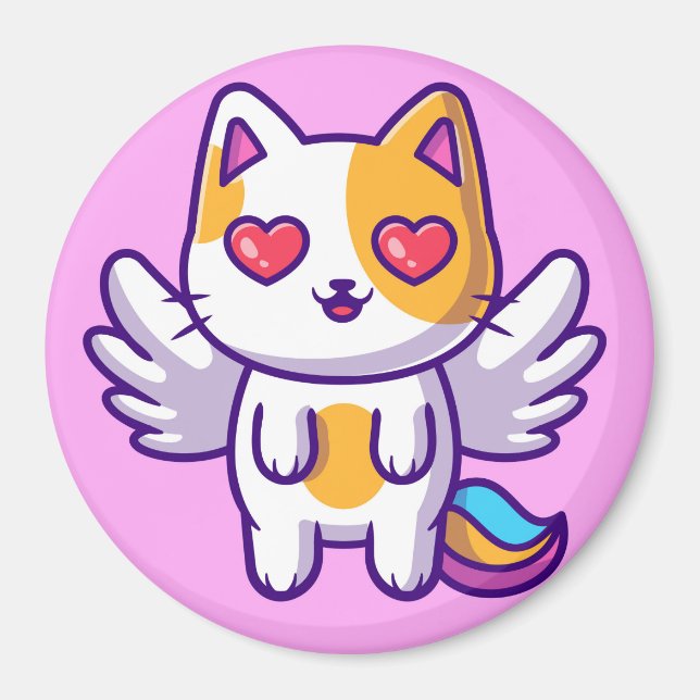 Niedlich Cat Magnet (Vorne)