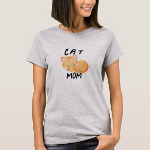 Niedlich Cat Mama Cat Liebhaber T-Shirt