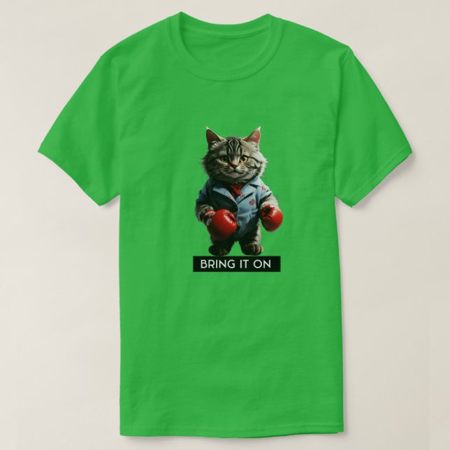 Niedlich Cat MIXED MARTIAL ARTS Muay Thai Boxing T T-Shirt (Design vorne)