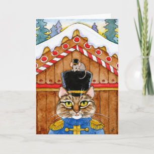 Niedlich Cat Mouse Nutcracker Weihnachten