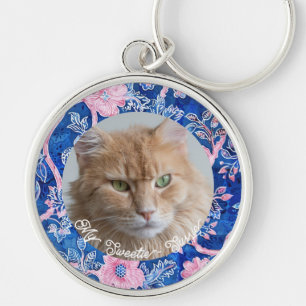 Niedlich Cat Personalisiert Cat Lover Foto Schlüss Schlüsselanhänger