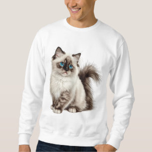 Niedlich Cat T-Shirt Cat Mama Cat Vater Sweatshirt