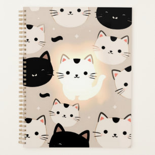 Niedlich Cat Vibes Planer