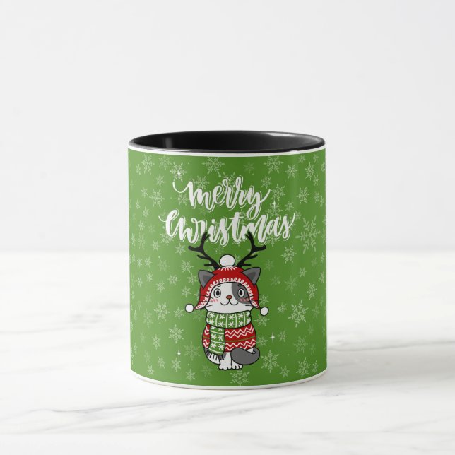 Niedlich Cat Weihnachts-Kleine Geschenke Galore Ta Tasse (Zentrum)