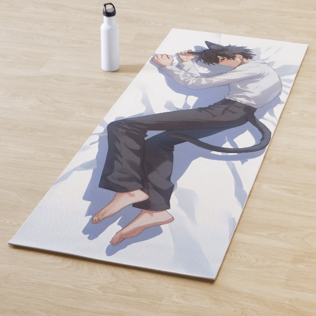 Niedlich Catboy Anime Yogamatte (Beispiel)