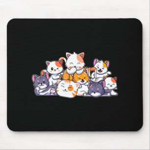 Niedlich Cats Anime Kawaii Japanisch Otaku Neko Ge Mousepad
