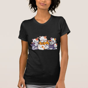 Niedlich Cats Anime Kawaii Japanisch Otaku Neko Ge T-Shirt