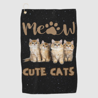 Niedlich Cats Golfhandtuch
