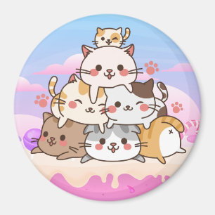Niedlich Cats Magnet