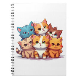 Niedlich Cats SpiralNotebook Notizblock
