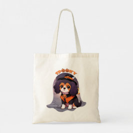 Niedlich Cavalier King Charles halloween spookoy Tragetasche