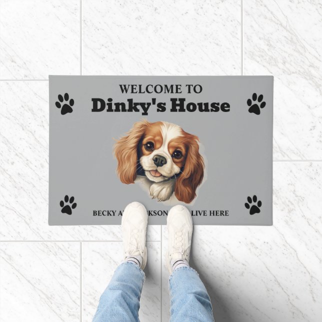 Niedlich Cavalier King Charles Spaniel Fußmatte (Indoor)