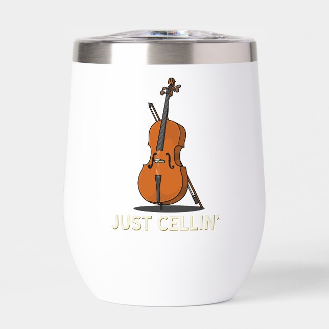 Niedlich Cellist Birthday Gag Geschenk (Vorderseite)