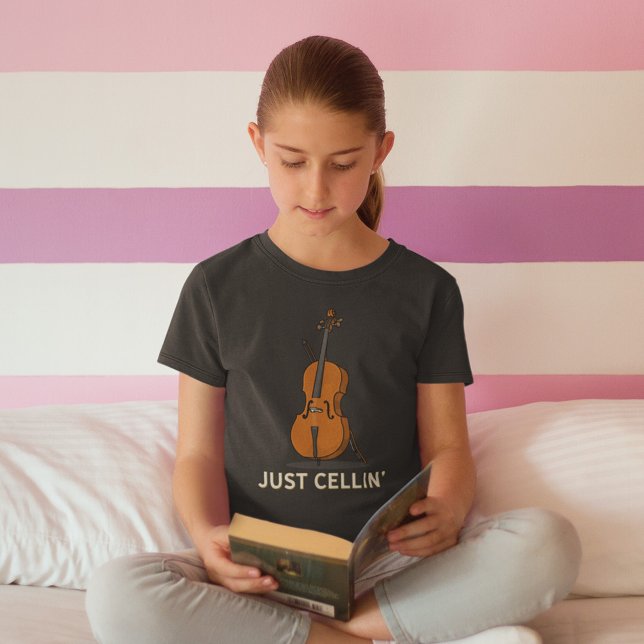 Niedlich Cellist Musician Daughter Birthday Gag T-Shirt (Von Creator hochgeladen)