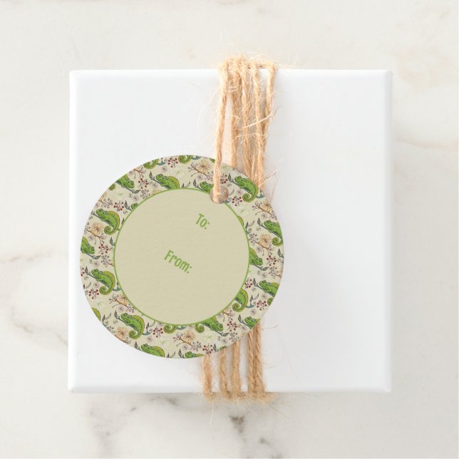 Niedlich Chameleon Lizard Geschenkanhänger (Beispiel)