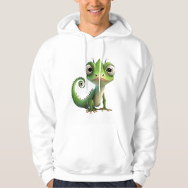 Niedlich Chameleon Pocket Hoodie - Funny Cartoon p