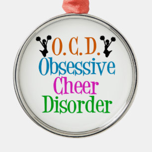 Niedlich Cheerleader Ornament Aus Metall