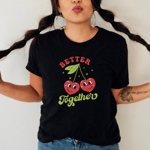 Niedlich Cherry verliebt sich in einen T - Shirt