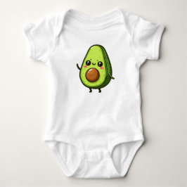 Niedlich Chibi Avocado Baby Strampler