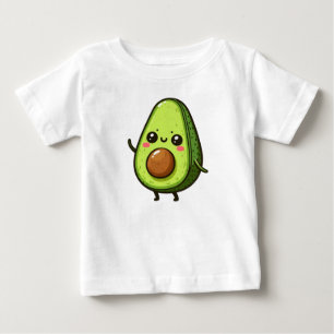 Niedlich Chibi Avocado Baby T-shirt