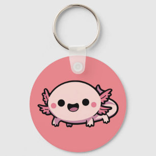 Niedlich Chibi Axolotl Schlüsselanhänger